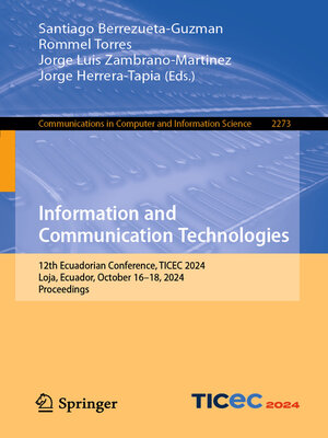 cover image of Information and Communication Technologies
